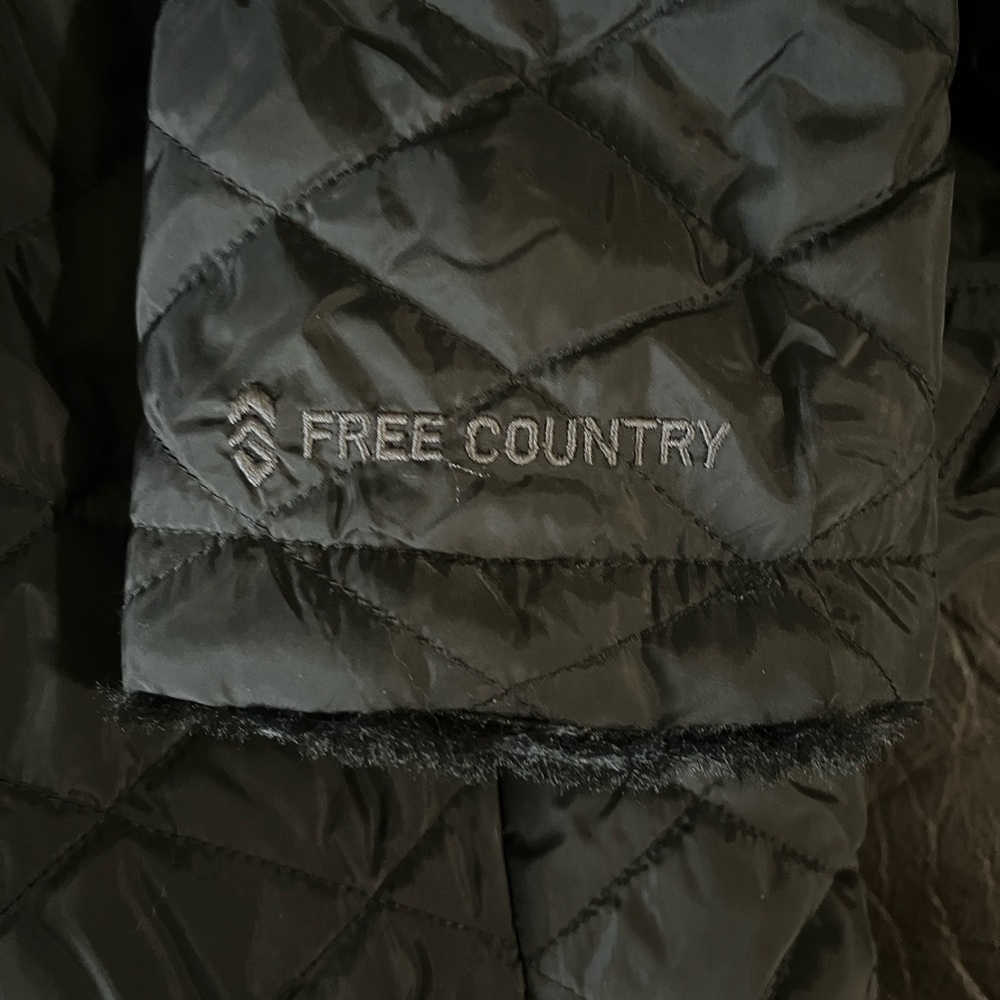 Free Country Dark Quilted Outerwear reversible - Picture 5 of 5